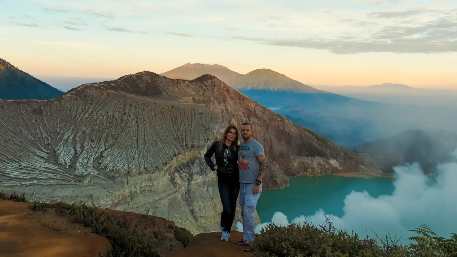 The Rare Blue Fire of Ijen Electric blue fire burning inside the Ijen Crater at night